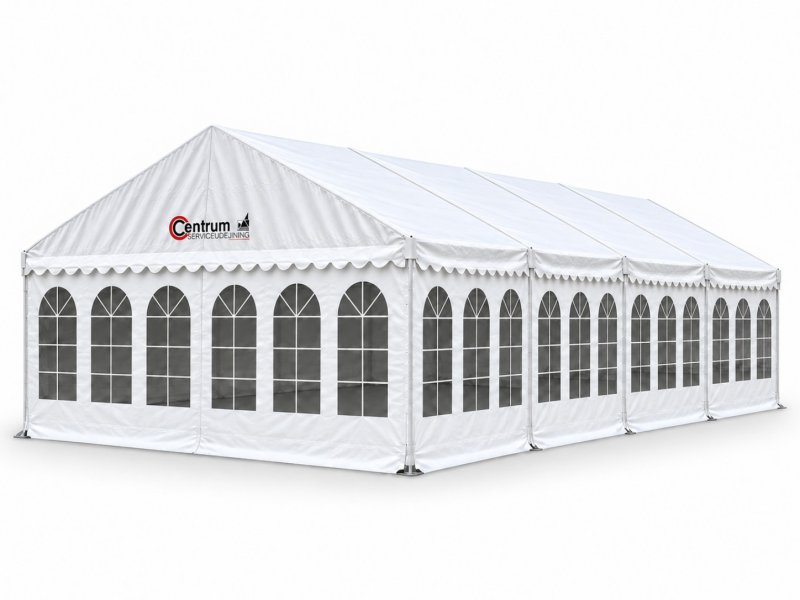 Festtelt 6x12 meter med 1 dør (72 pers)