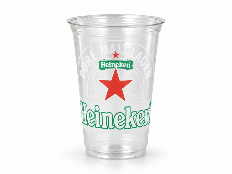 Ølkrus Heineken Plast Engangs 40 cl. (50 stk.)